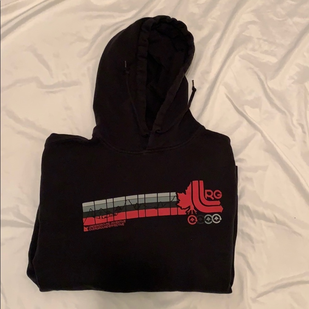 LTG Black Hoodie Large